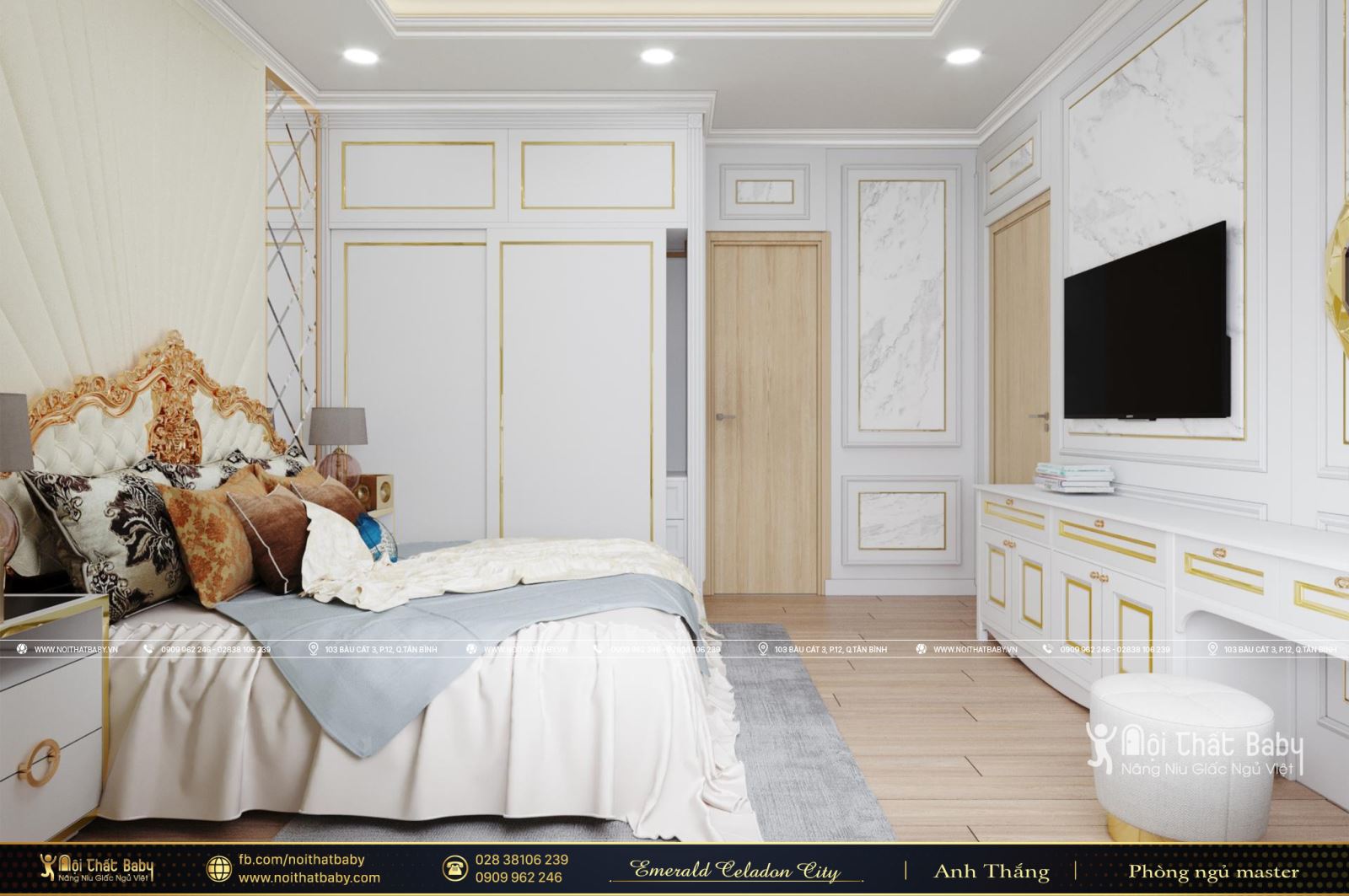 Tổng hợp các mẫu thiết kế nội thất Chung cư Emerald Celadon City